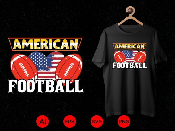American Football Graphics for T-Shirt Designs