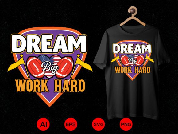 American Football Graphics for T-Shirt Designs