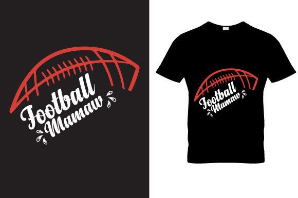 American Football Mamaw Graphics for T-Shirt Designs