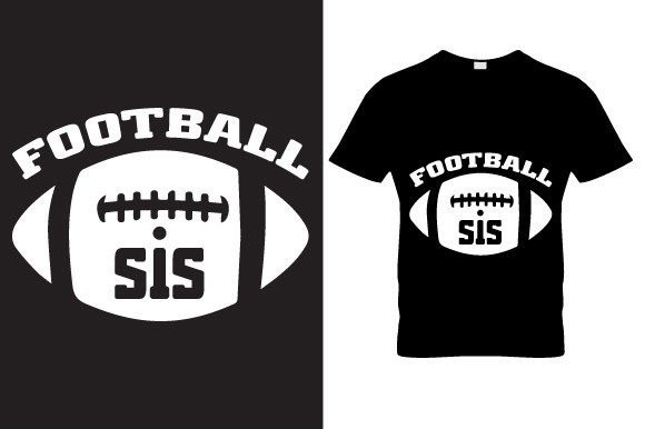 American Football Sis Graphics for T-Shirt Designs
