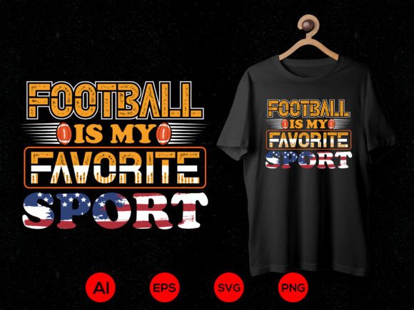 American Football T-shirt Design 19 Graphics