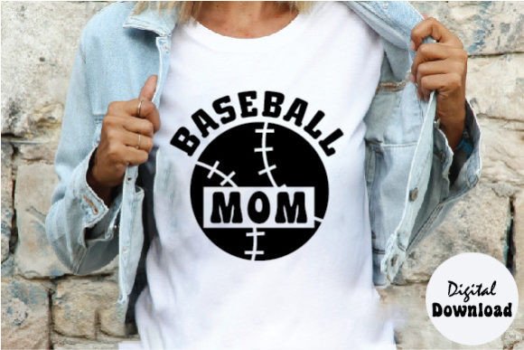 Baseball Mom SVG: Graphics for T-Shirt Designs