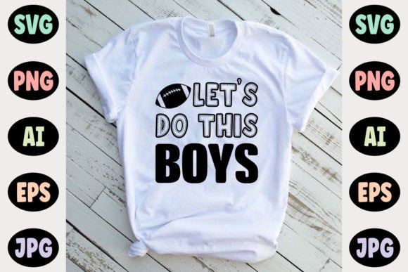 Game Day Football Graphics for T-Shirt Designs