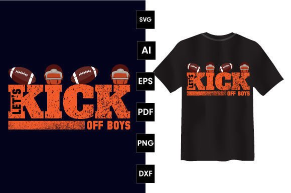 Let's Kick Off: Football Graphics & T-Shirt Designs