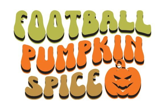 Retro Fall Football Graphics for T-Shirt Designs