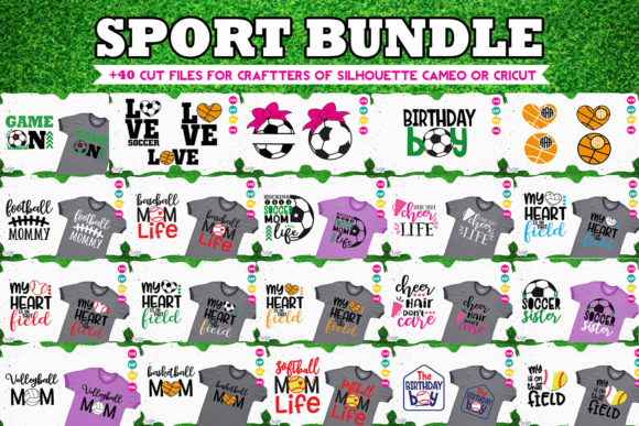 Sport Bundle for Crafters: Graphics and T-Shirt Designs